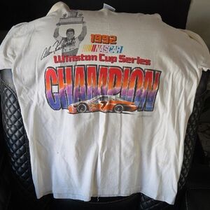 White NASCAR Champion Graphic T-Shirt